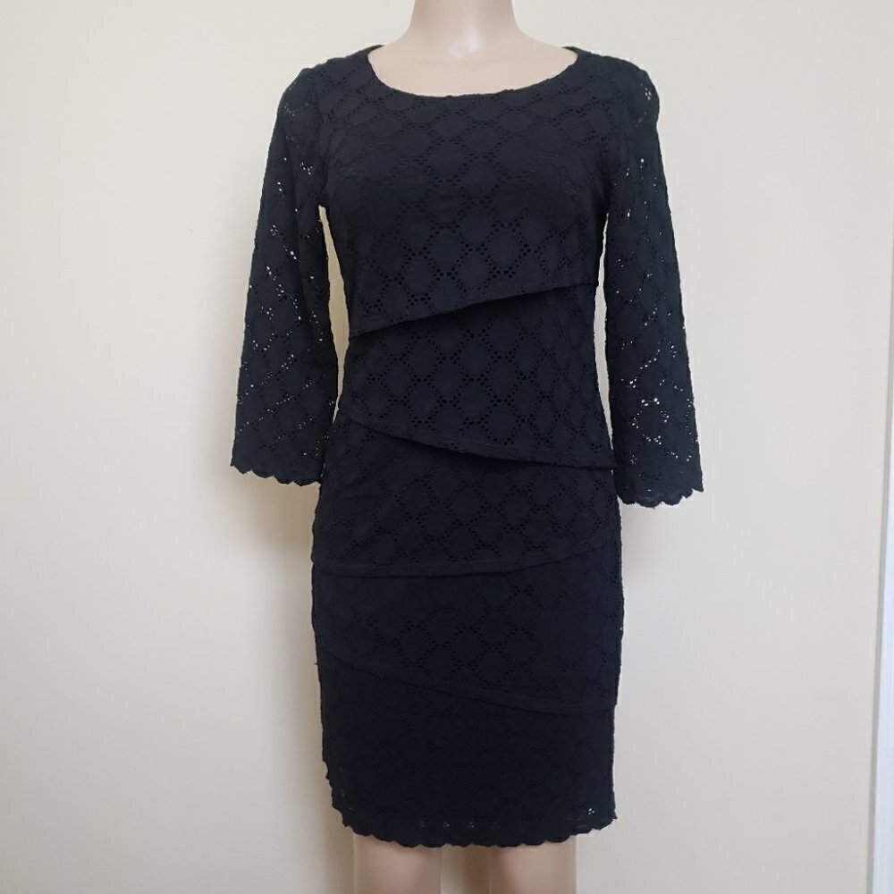 RONNI NICOLE Casual Black Dress